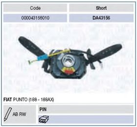 Подрулевой переключатель Magneti Marelli 000043156010