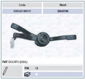 Підкермовий перемикач Magneti Marelli 000043196010