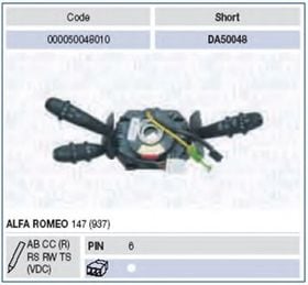Подрулевой переключатель Magneti Marelli 000050048010