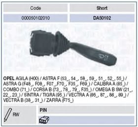 Підкермовий перемикач Magneti Marelli 000050102010