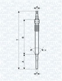 Свічка розжарювання Magneti Marelli 062900051304