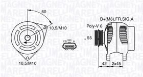 Генератор Magneti Marelli 063377416010