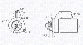 Стартер Magneti Marelli 063217148010