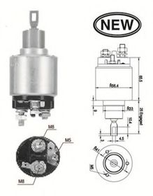 Тяговое реле стартера Magneti Marelli 940113050557
