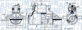 Стартер Magneti Marelli 063721436010