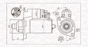 Стартер Magneti Marelli 063721323010