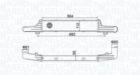 Интеркулер Magneti Marelli 351319204330