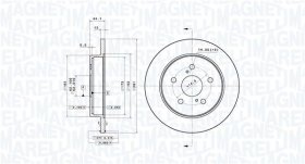 Тормозной диск Magneti Marelli 360406214701