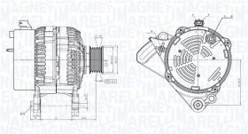 Генератор Magneti Marelli 063730733010