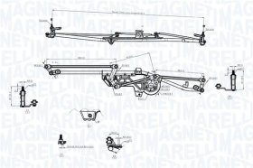 Трапеція склоочисника Magneti Marelli 085570752010