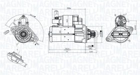Стартер Magneti Marelli 063725561010