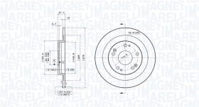 Тормозной диск Magneti Marelli 360406219301