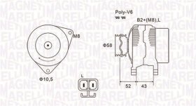 Генератор Magneti Marelli 063731903010