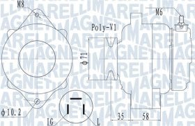 Генератор Magneti Marelli 063731120010