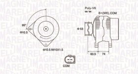 Генератор Magneti Marelli 063731905010