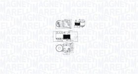 Масляный радиатор двигателя Magneti Marelli 350300004200
