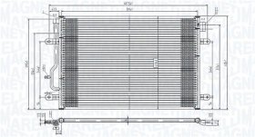 Радиатор кондиционера Magneti Marelli 350203817000
