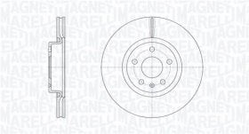 Тормозной диск Magneti Marelli 361302040679
