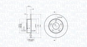 Тормозной диск Magneti Marelli 360406012801