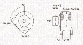 Генератор Magneti Marelli 063731564010
