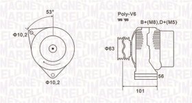 Генератор Magneti Marelli 063731152010