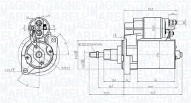 Стартер Magneti Marelli 063720601010