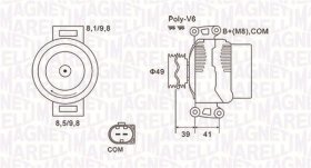 Генератор Magneti Marelli 063731953010