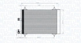 Радиатор кондиционера Magneti Marelli 350203839000
