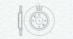 Тормозной диск Magneti Marelli 361302040690