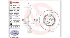 Тормозной диск Magneti Marelli 360406044000