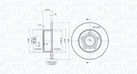 Тормозной диск Magneti Marelli 360406012601