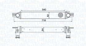 Интеркулер Magneti Marelli 351319204360