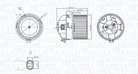 Вентилятор салону Magneti Marelli 069412751010
