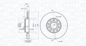 Тормозной диск Magneti Marelli 360406063901