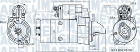 Стартер Magneti Marelli 063720350010