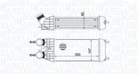 Интеркулер Magneti Marelli 351319204470