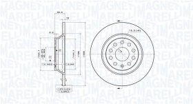 Тормозной диск Magneti Marelli 360406139501