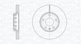 Тормозной диск Magneti Marelli 361302040242