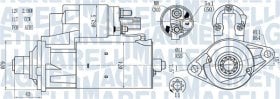 Стартер Magneti Marelli 063721584010