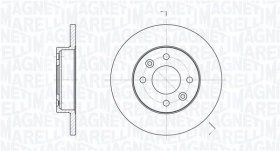 Гальмівний диск Magneti Marelli 361302040191