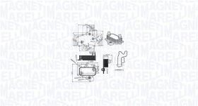 Оливний радіатор двигуна Magneti Marelli 350300000400