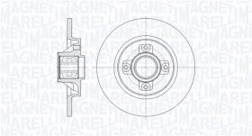 Тормозной диск Magneti Marelli 361302040823