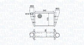 Интеркулер Magneti Marelli 351319204070