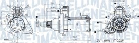Стартер Magneti Marelli 063721533010