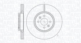 Тормозной диск Magneti Marelli 361302040272