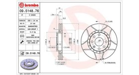 Тормозной диск Magneti Marelli 360406037505