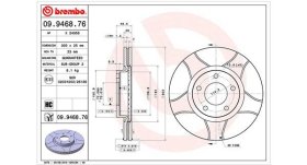 Гальмівний диск Magneti Marelli 360406056805
