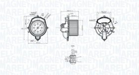 Вентилятор салона Magneti Marelli 069412266010