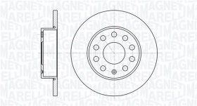 Тормозной диск Magneti Marelli 361302040117