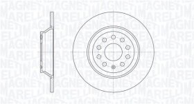 Тормозной диск Magneti Marelli 361302040708